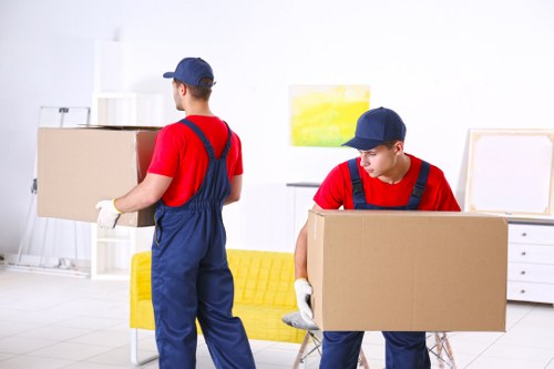 House movers assisting a Croydon home relocation
