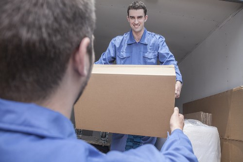 Furniture pick-up service for a Croydon home with bulky items ready for collection