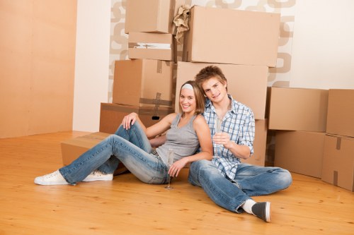 Customer booking a Croydon man and van transport service