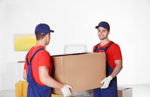 Removal team planning a home move in Croydon