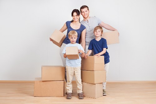 Moving day checklist and boxes prepared for removals in Croydon