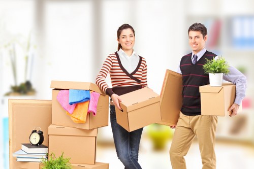 Professional Croydon moving assistance with boxes and furniture