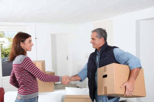 Preparing items for a moving van service in Croydon
